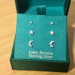 Sterling Silver 3 pk Earrings